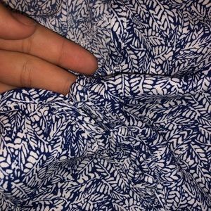 Never Worn Blue Floral Shirt
